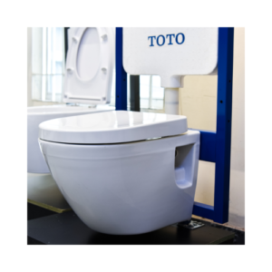Hình ảnh thực tế của Bàn cầu treo tường TOTO CW762-TC384CVK-WH172A-MB176G