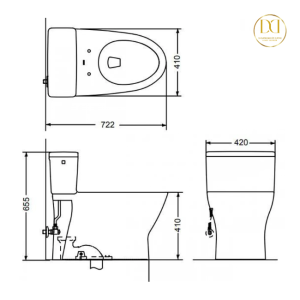 Bàn cầu TOTO CW823RAE4