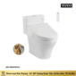 Bàn cầu 1 khối TOTO kèm nắp rửa điện tử WASHLET MS857DW14