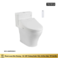 Bàn cầu 1 khối TOTO kèm nắp rửa điện tử WASHLET MS857CDW15