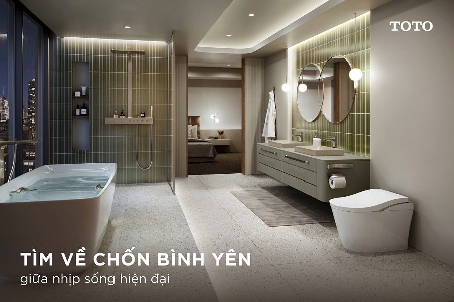 Không gian nạp lại năng lượng mỗi ngày – bắt đầu từ phòng tắm