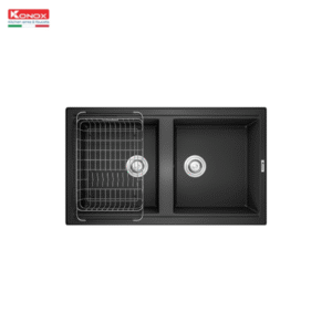 Chậu rửa bát Granite Sink Phoenix Smart 860 (màu đen)