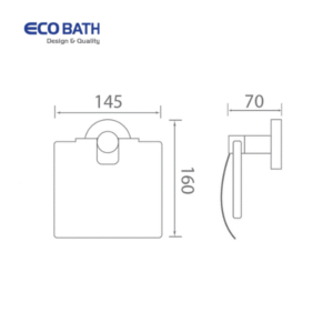 Thông số kỹ thuật của Lô giấy EcoBath EC299-03