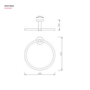 Thông số kỹ thuật của Vòng treo khăn American Standard K-2801-47-N