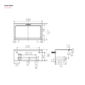 Thông số kỹ thuật của Lô giấy vệ sinh American Standard WF-0498