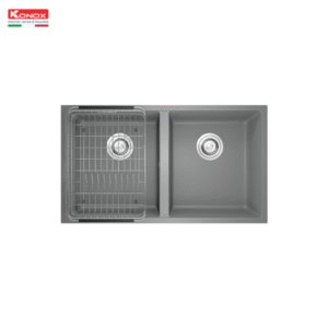 Chậu rửa bát Granite Sink Veloci 760D (màu xám)