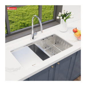Lắp đặt Chậu rửa bát chống xước Workstation Sink – Undermount Sink KN8646DU Dekor