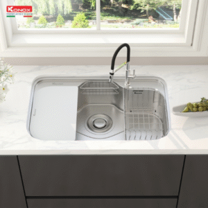 Lắp đặt Chậu rửa bát chống xước phong cách Nhật TARI 7851SR