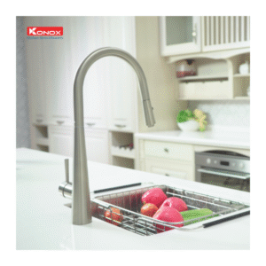 Lắp đặt Vòi rửa bát dây rút Konox Alto Chrome