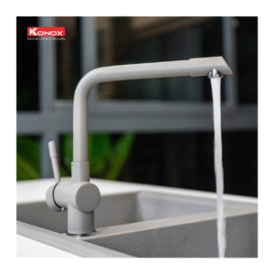 Lắp đặt Vòi rửa bát Konox Felix Grey