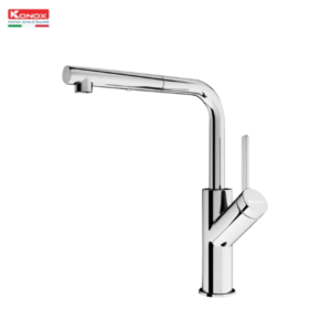 Vòi rửa bát dây rút Konox Artan Chrome