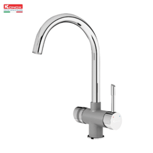 Vòi rửa bát ba đường nước Konox Trim-Water Grey